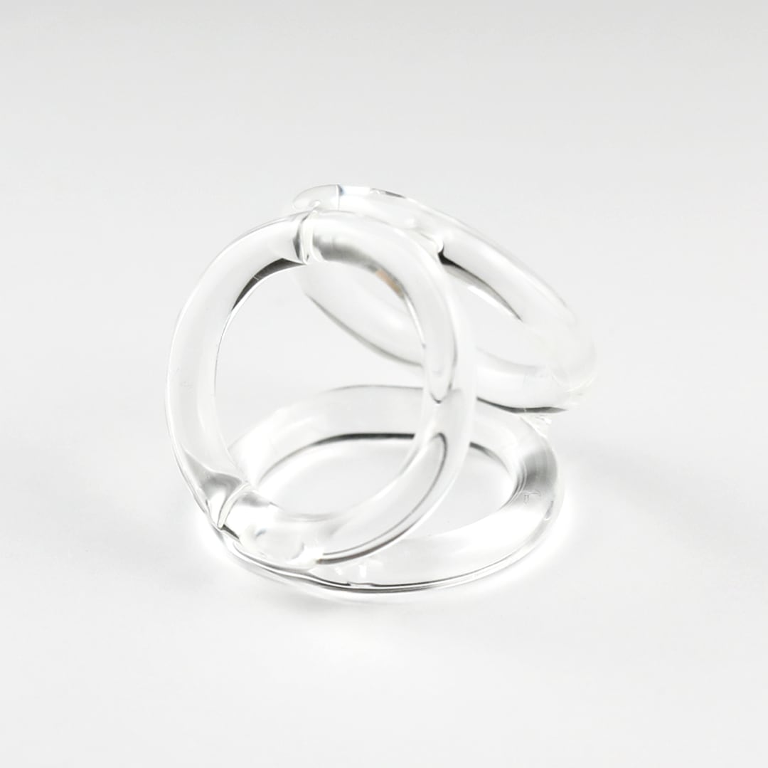 _cthruit シースルーイット triple circle ring リング 【Clear