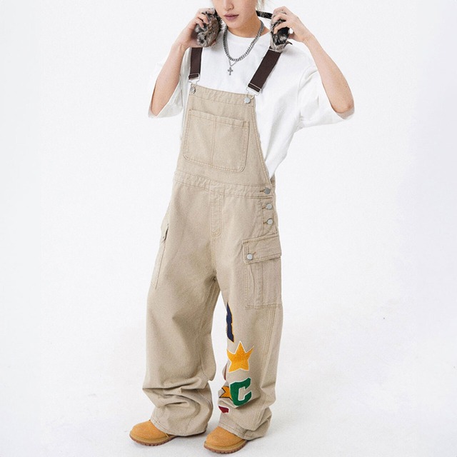 ロゴワッペンペインターオーバーオール 2col   R00125