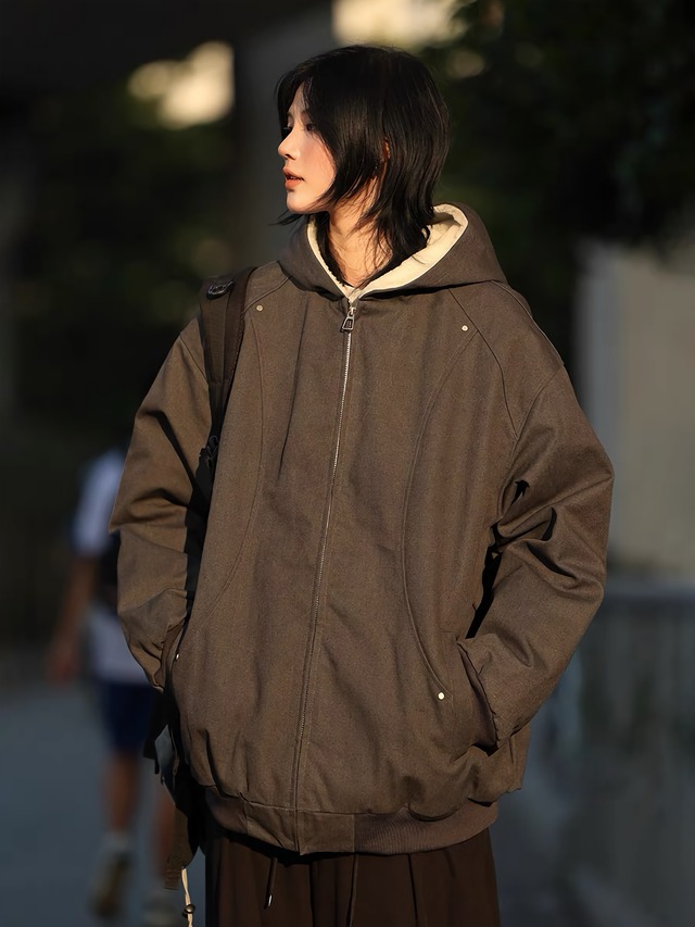 ボアジップパーカー / Boa Zip Hoodie