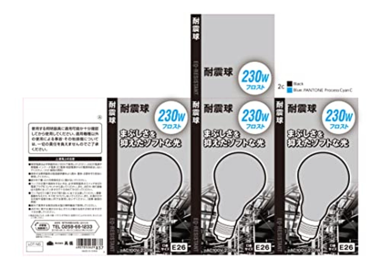 高儀(Takagi) 耐震球フロストタイプ 230W