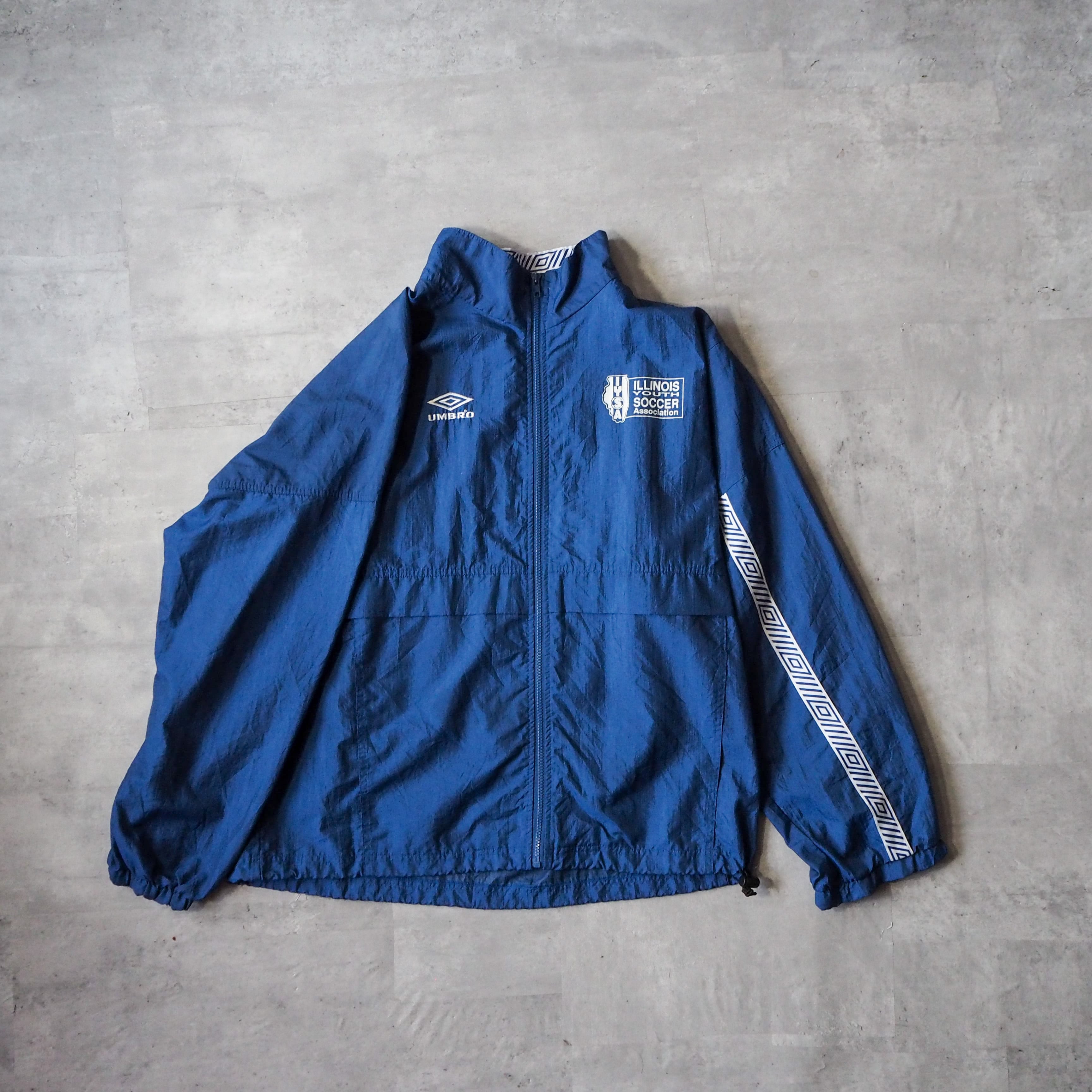 90s “UMBRO” soccer association nylon jacket made in USA アンブロ ...