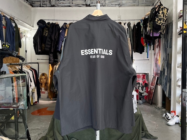 ESSENTIALS SOUVENIR COACHES JACKET BLACK XL 22803