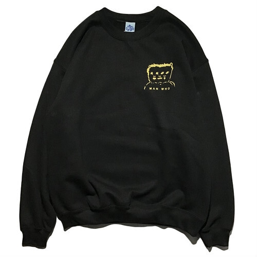 MANWHO / MAN WHO CREWNECK SWEAT (ブラック)