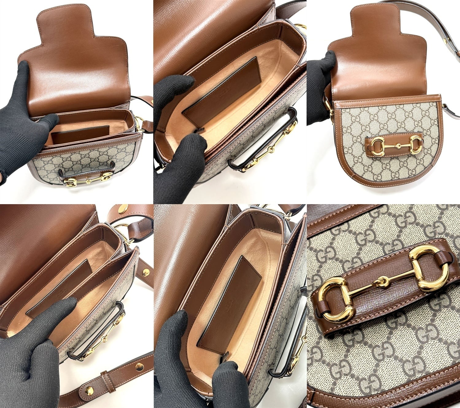 GUCCI グッチ ホースビット1955 GGスプリーム ショルダーバッグ