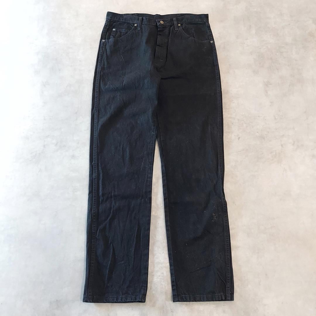 Wrangler ラングラー W36 ブラックデニム ボトム 黒 14733
