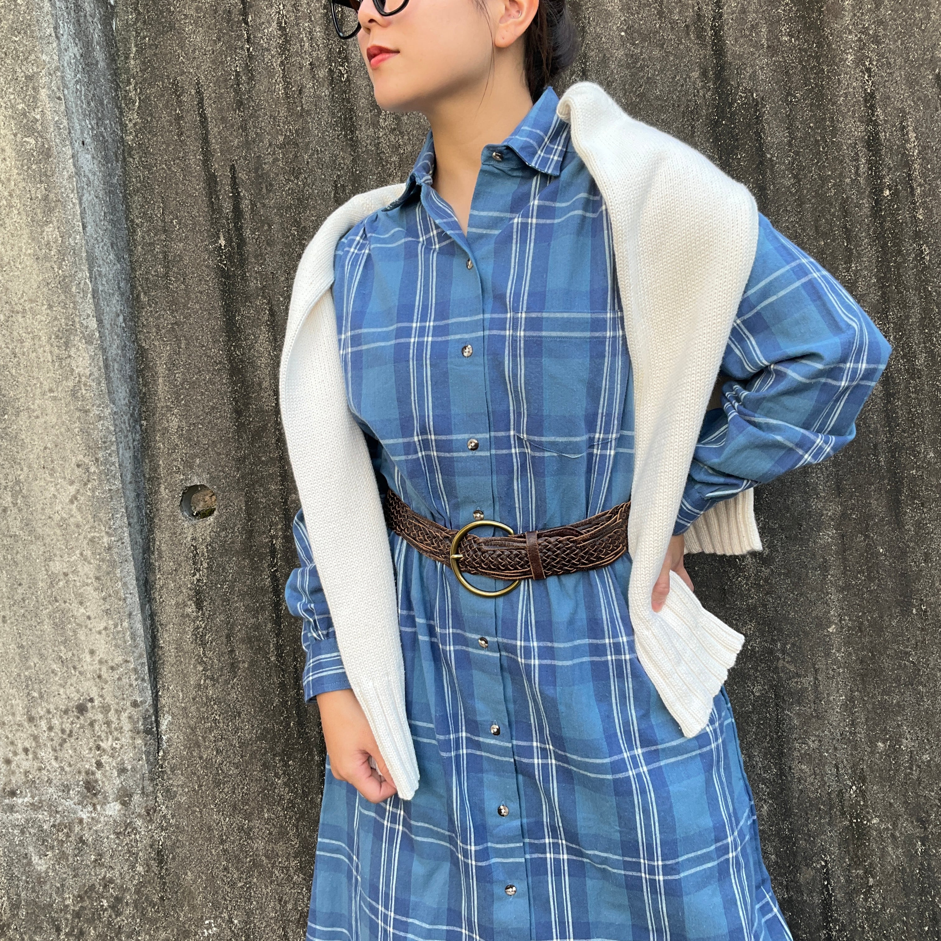 USA製 80年代 80s L.L.Bean エルエルビーン チェック柄 ロング USA製 80年代 80s L.L.Bean エルエルビーン チェック柄 ロング