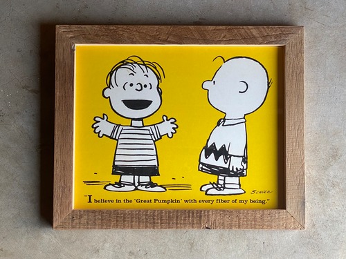 60s PEANUTS DATE BOOK POSTER FRAMING【9】
