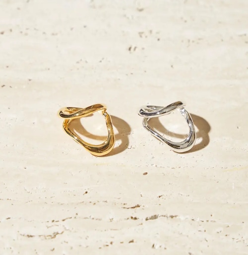 【23AW】Soierie ソワリー / Curve earcuff ring