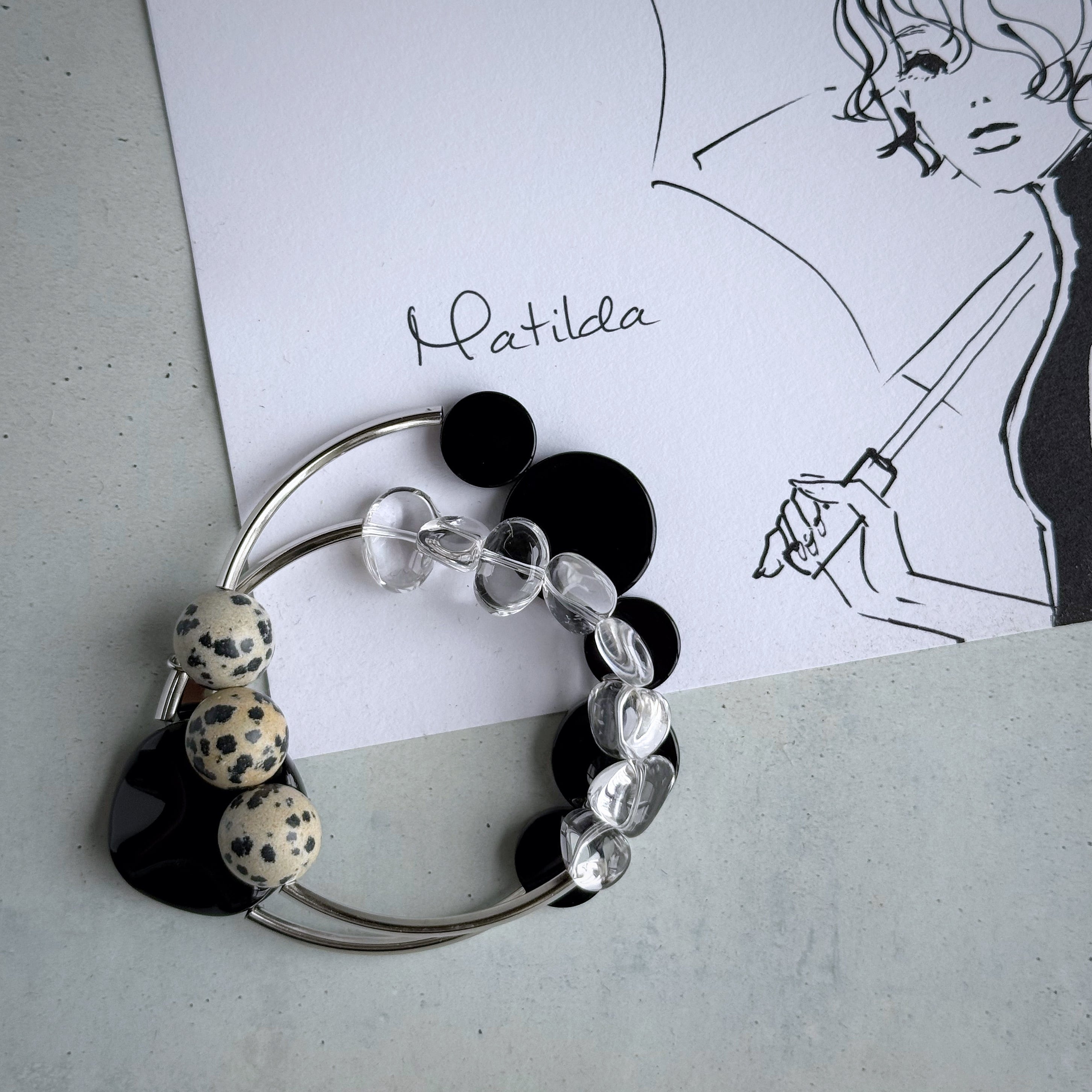 layered bracelet(モノトーン)
