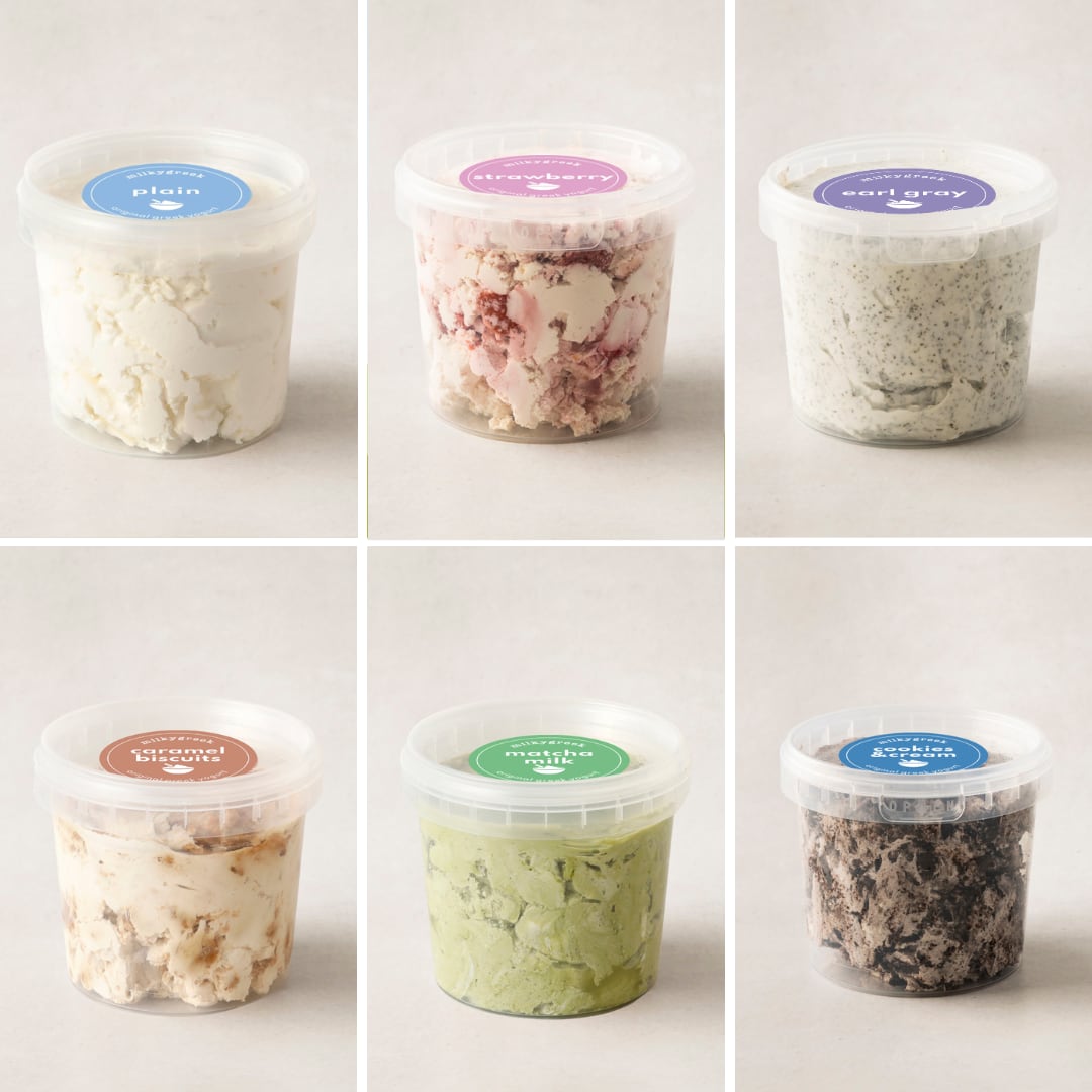 送料無料】【お得】グリークヨーグルト 6種セット 各500g | milkygreek