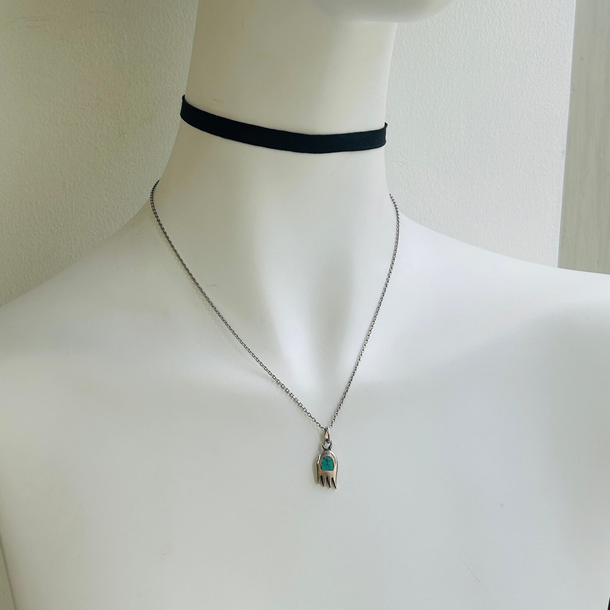 Silver925 Compressed Turquoise ターコイズチャーム シルバー925 ターコイズチャーム（バラ売り） | Milo Antiques & Vintage
