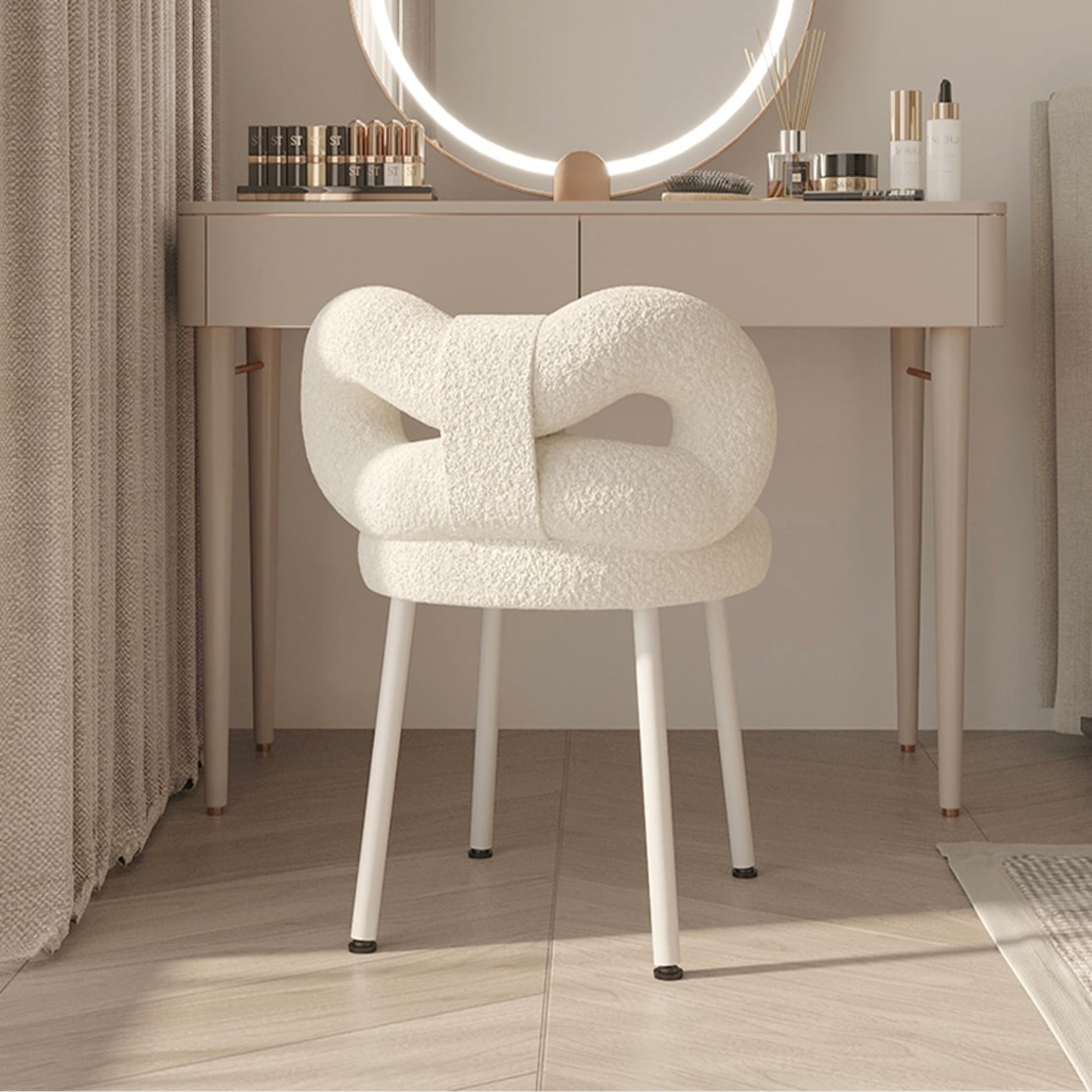 NIKA ZUPANC リボン チェア ホワイト | Francfranc（フランフラン