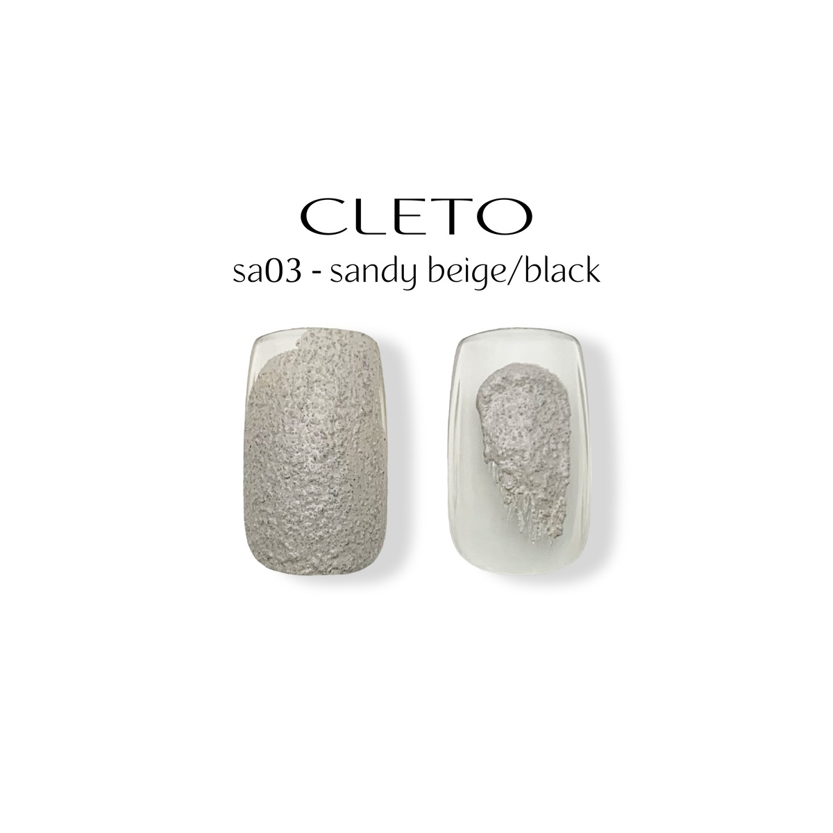 sa03 sandy beige/black | CLETO / loade