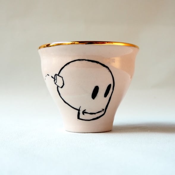capi gallery 一点物 ベビーカップ 陶器 アート 希少 0279d1508ea93151542d059b52071e