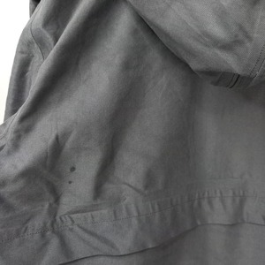 アディダス　コットン　プルオーバー　パーカー　グレー　L