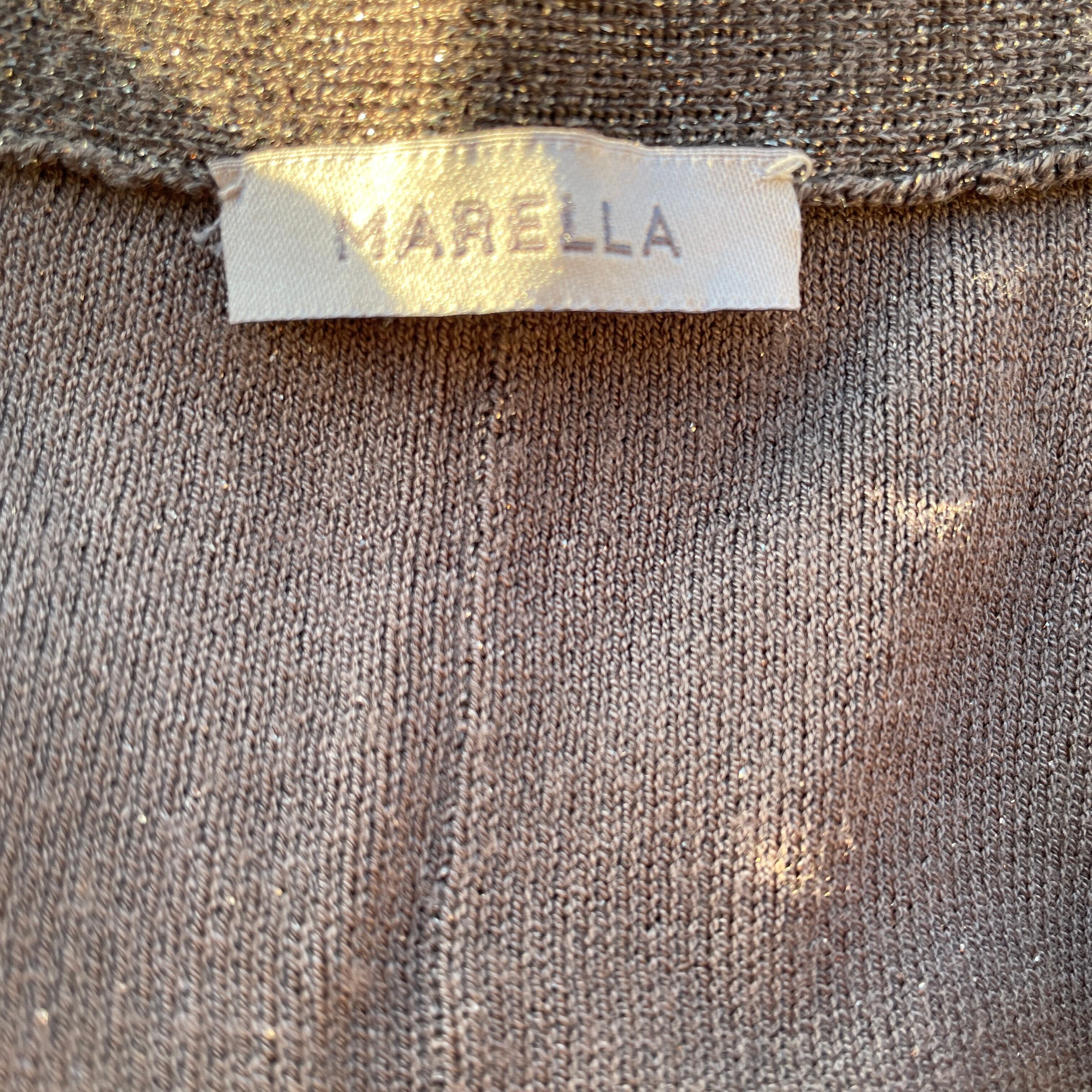 MARELLA マレーラ ☆ ハイネック ロング キルティング コート42サイズ ...