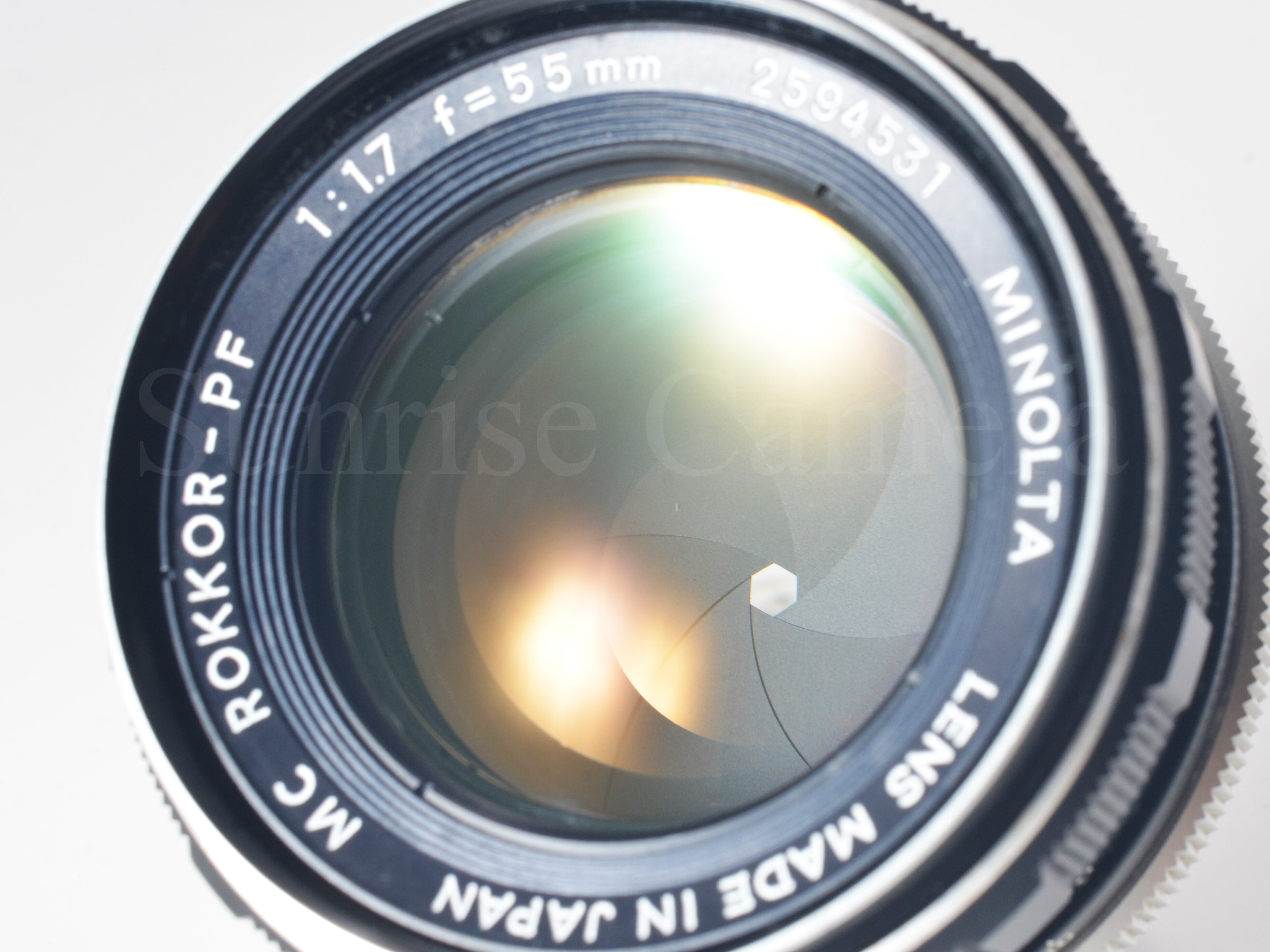 MINOLTA MC ROKKOR PF 55mm F1.7 整備済 ミノルタ 単焦点レンズ (55564