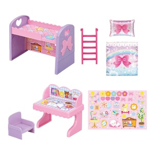 【人気】パイロット ポケットメルちゃん パーツ ベッド&デスクセット 3歳以上