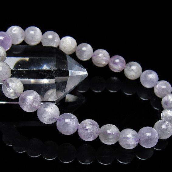 クンツァイト ブレスレット 8mm 一点物 メール便可 [M便 1/10] 111-40657