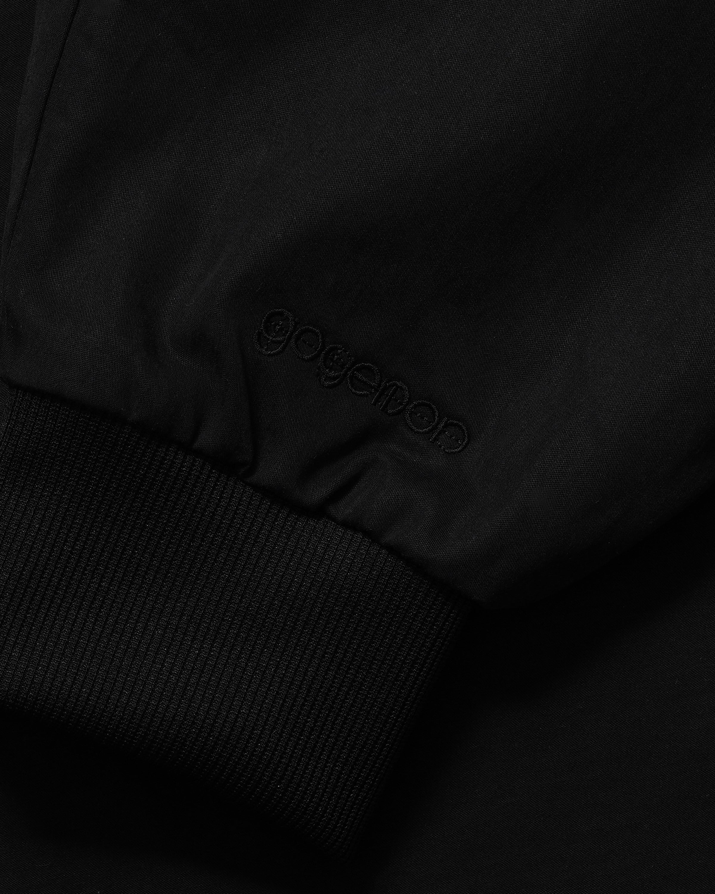 Rib Open Collar Shirts / BLACK［goyemon general gadget］ | goyemon
