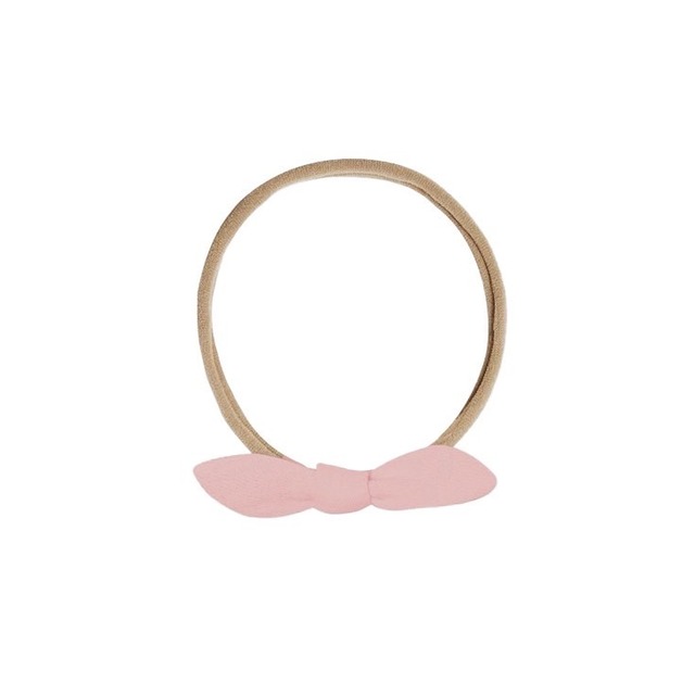 Quincy Mae(クインシーメイ) / 26ss LITTLE KNOT HEADBAND / MAUVE