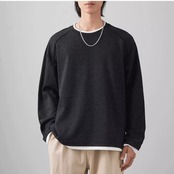 ゆったりレイヤード スウェットシャツ af0223