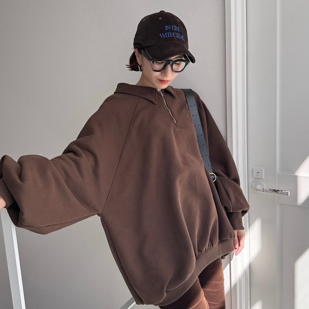 《名古屋先行販売》CFT.logo half sweat SH/brown