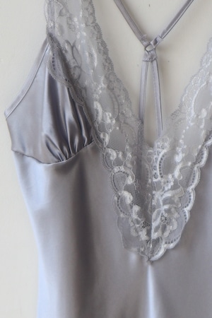 satin lace slip dress - made in Turkey