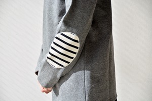 セントジェームス SAINT JAMES ウエッソン無地エルボーパッチ(13JC OUES.COUD.R)ACIER