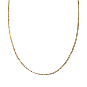 【14K-3-11】16inch 14K real gold chain necklace