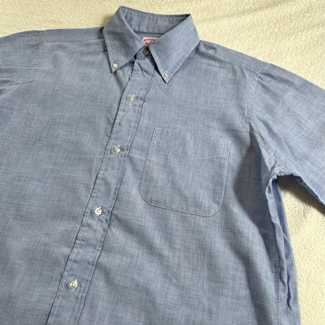 Brooks Brothers 60年代 6ボタン ブルックスブラザーズ 半袖 シャツ 
