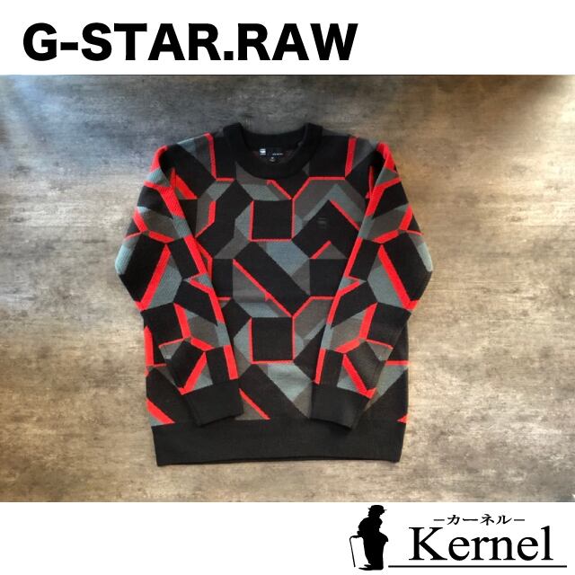 G-STAR.RAW/ジースターロウ/MIMESIS R KNIT L/S