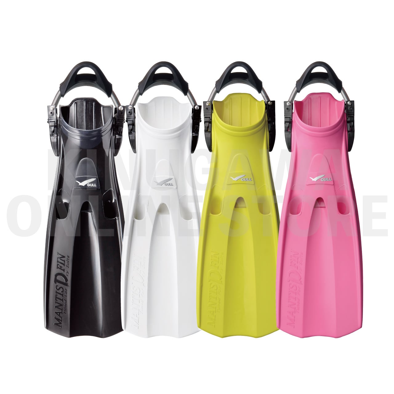 マンティスドライ(スプリング仕様) GULL ガル ダイビング ストラップフィン