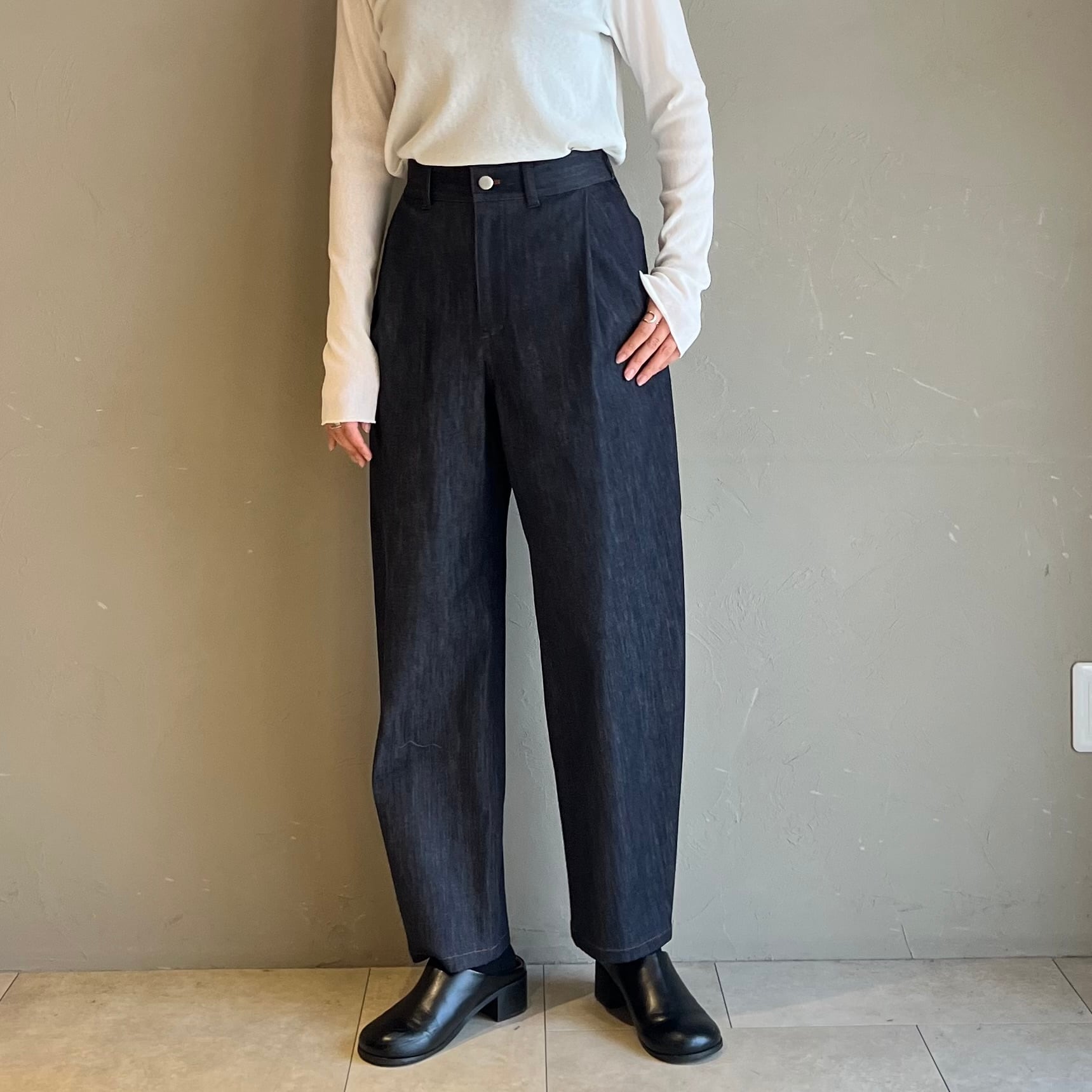 PASSIONE 】タックカーブデニム | valance 福井｜レディース セレクト