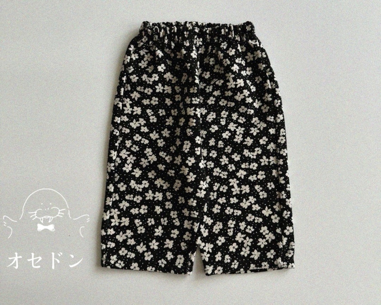 【Aosta】オータムチノパンツ 70~110cm  フラワー 240811 - 1