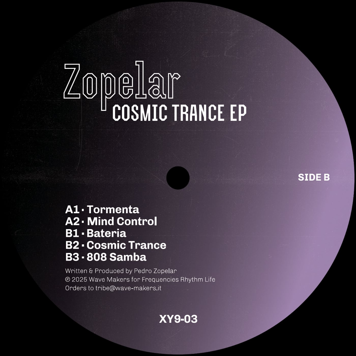 〈残り1点〉【12"】Zopelar - Cosmic Trance EP
