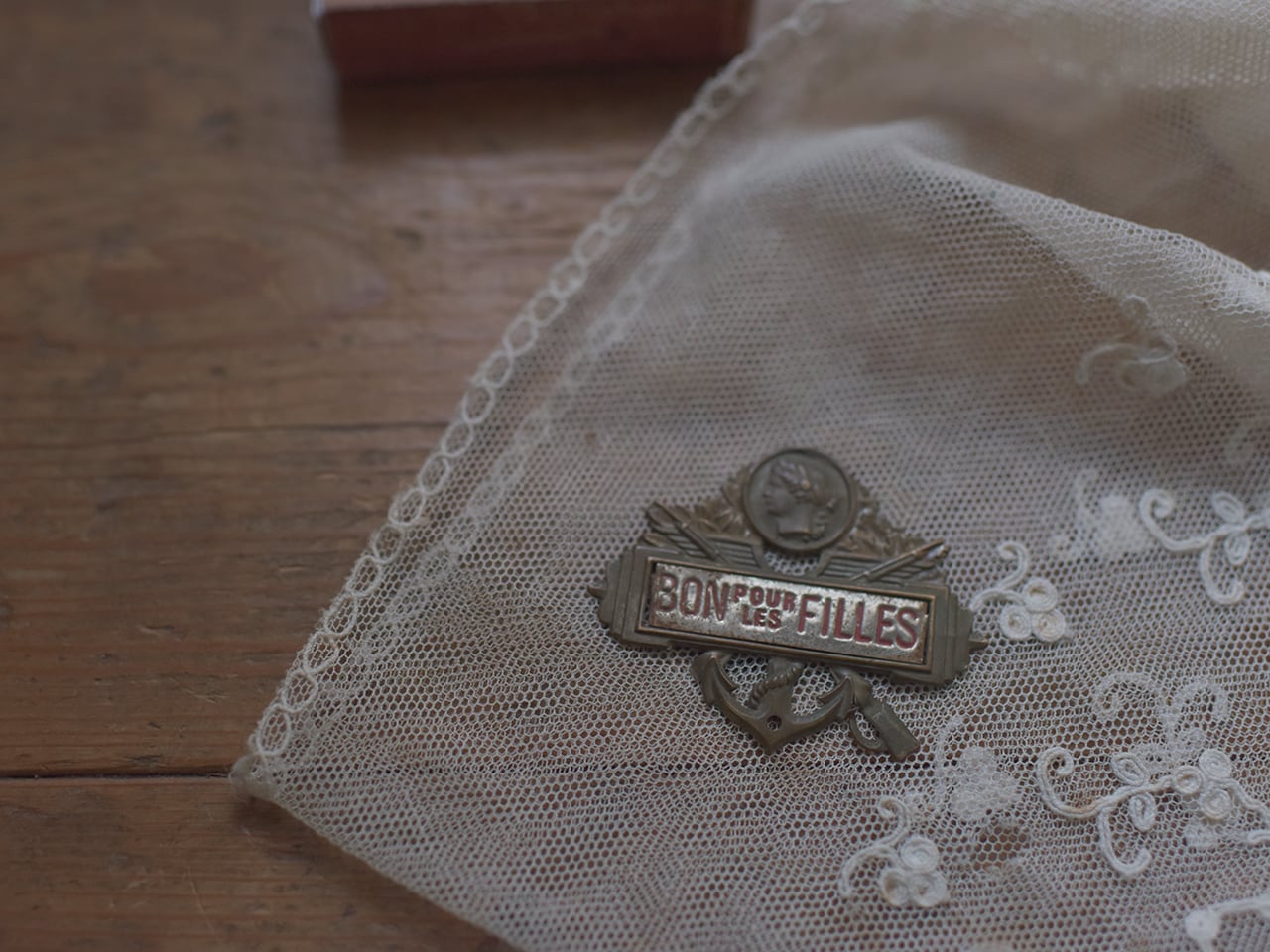 小さなブリキの小物 フレンチアンティーク