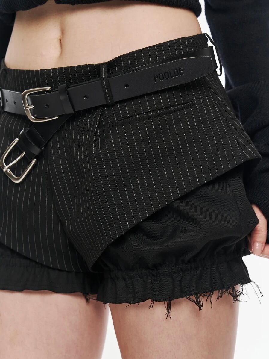 poolde ベルト 再入荷】POOLDE プールデ / レザーベルト / Double Take Belt Narrow