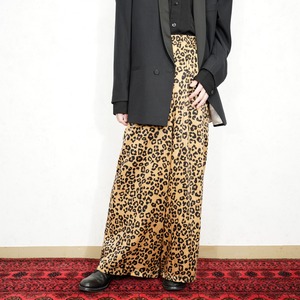 USA VINATGE together LEOPARD PATTERNED WIDE PANTS/アメリカ古着レオパード柄ワイドパンツ