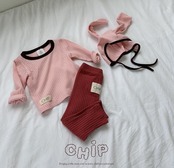 【取寄】CHIP トピーセット|秋服|韓国子供服|26/AT