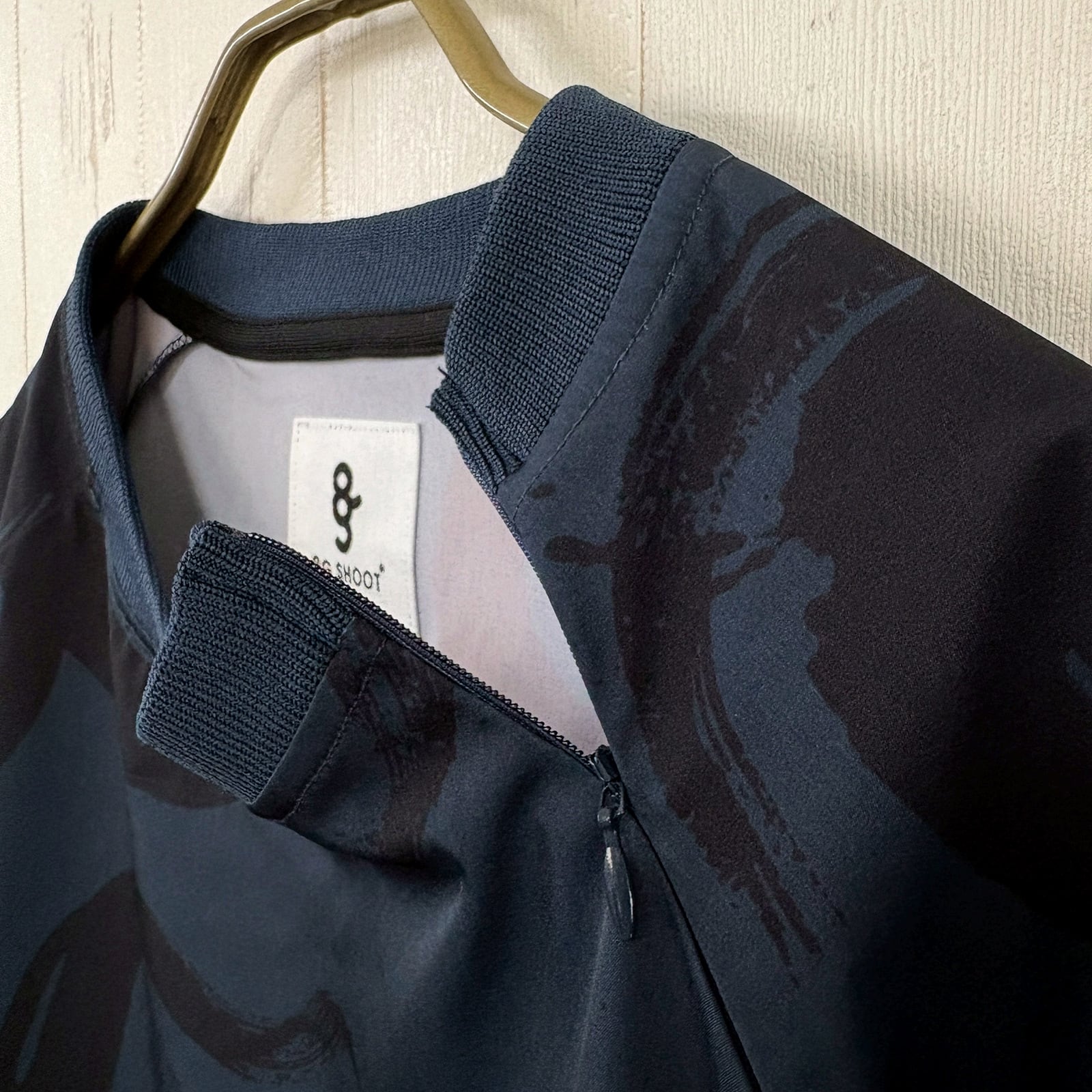 CALLIGRAPHY PATTERN S/S PISTE -NAVY- | 8G SHOOT WEBSTORE