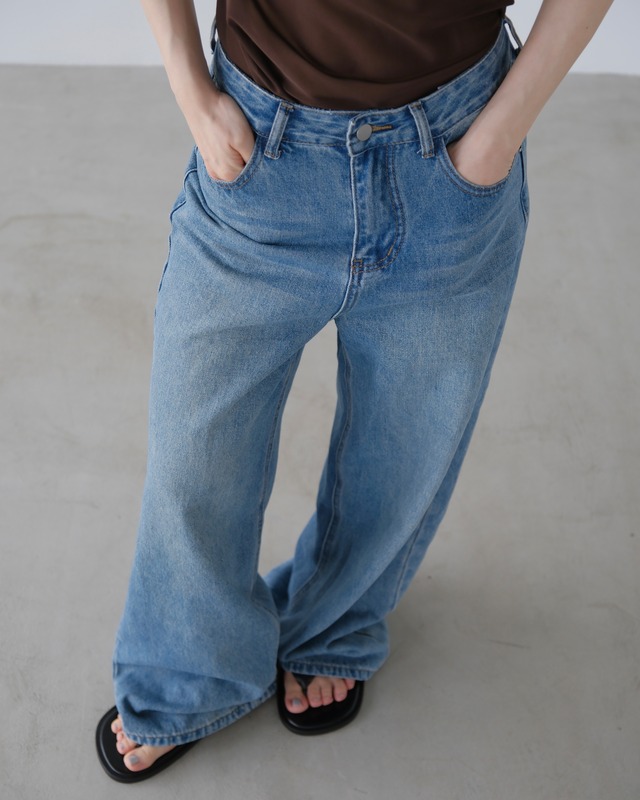 soft loose denim -select item-