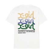 【X-girl】TRIPLE MILLS LOGO S/S TEE 【エックスガール】