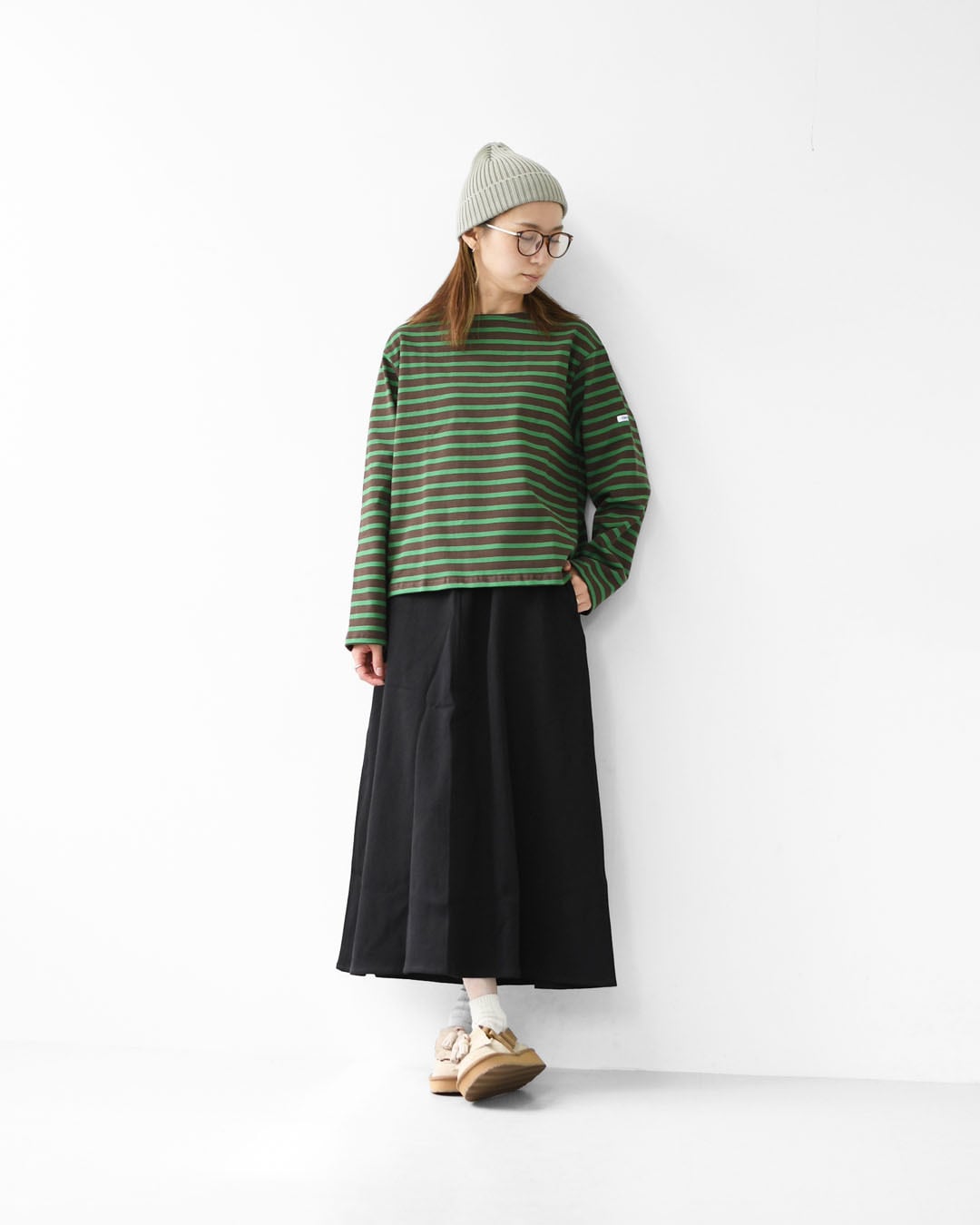Gramicci [グラミチ] WOOL LIKE FLARE SKIRT [GLSK5-FJP001] ウール