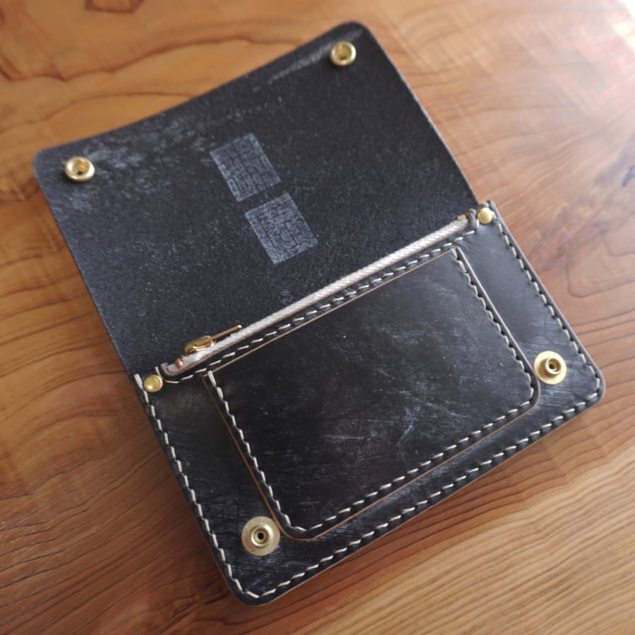 ミドルトラッカーウォレット 壱 J.&F.J.BAKER&COLtd. 弐層式 在庫品】ミドルトラッカーウォレット 壱 J.&F.J.BAKER & CO Ltd. 弐層