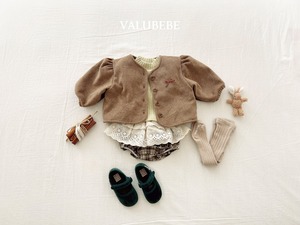 【予約/特典】valu bebe / checked cape bloomer