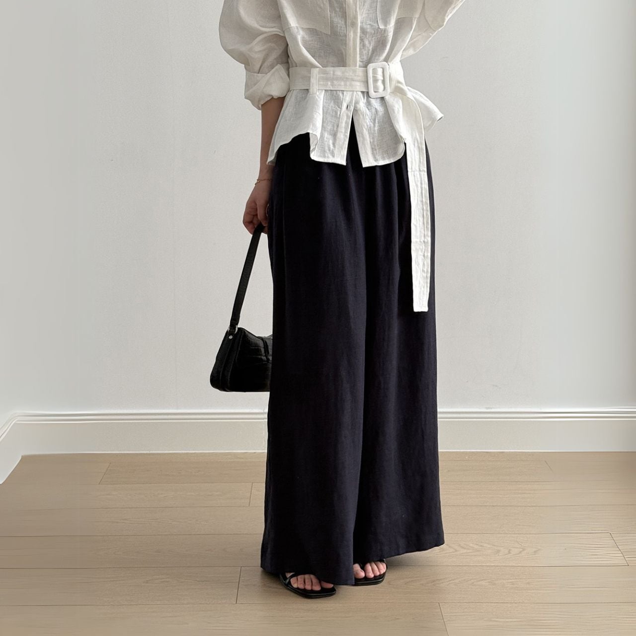 ワイドレッグフルレングスイージーパンツ 00496