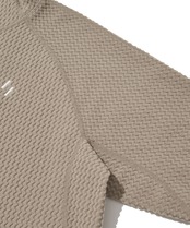 CALORA FLEECE HOODED PULLOVER_BEIGE
