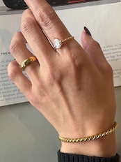 トリプルストーンワイドリング