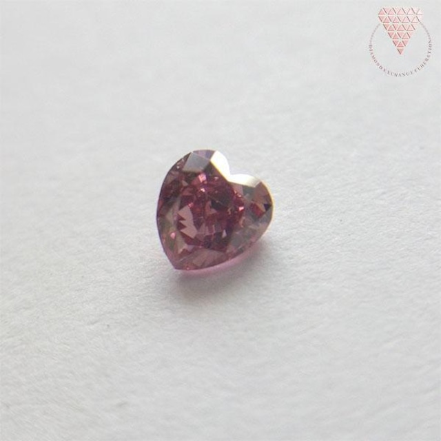 0.062 ct F. Deep Pink SI1 天然 ピンク ダイヤモンド